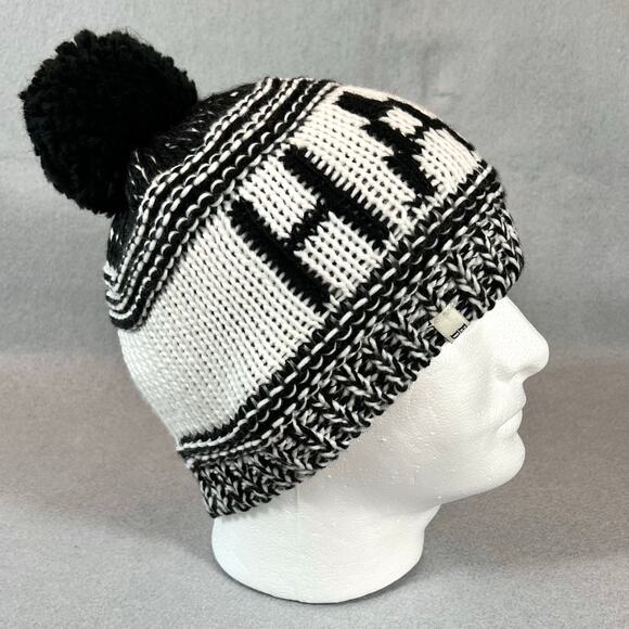 ED by Ellen Degeneres SChunky Knit Happy Beanie Hat OSFA - Picture 2 of 7